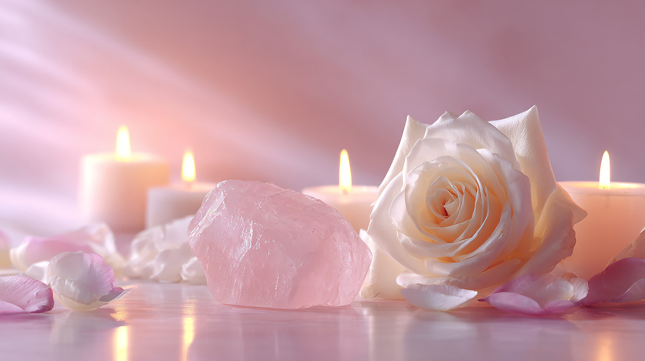 O ritual envolvendo quartzo rosa e rosa branca destaca-se entre as simpatias voltadas para o autoconhecimento e para a atração de energias positivas