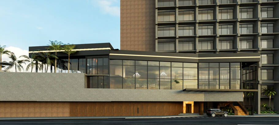 Fachada do do Tivoli Maiorana Belém Pará Hotel