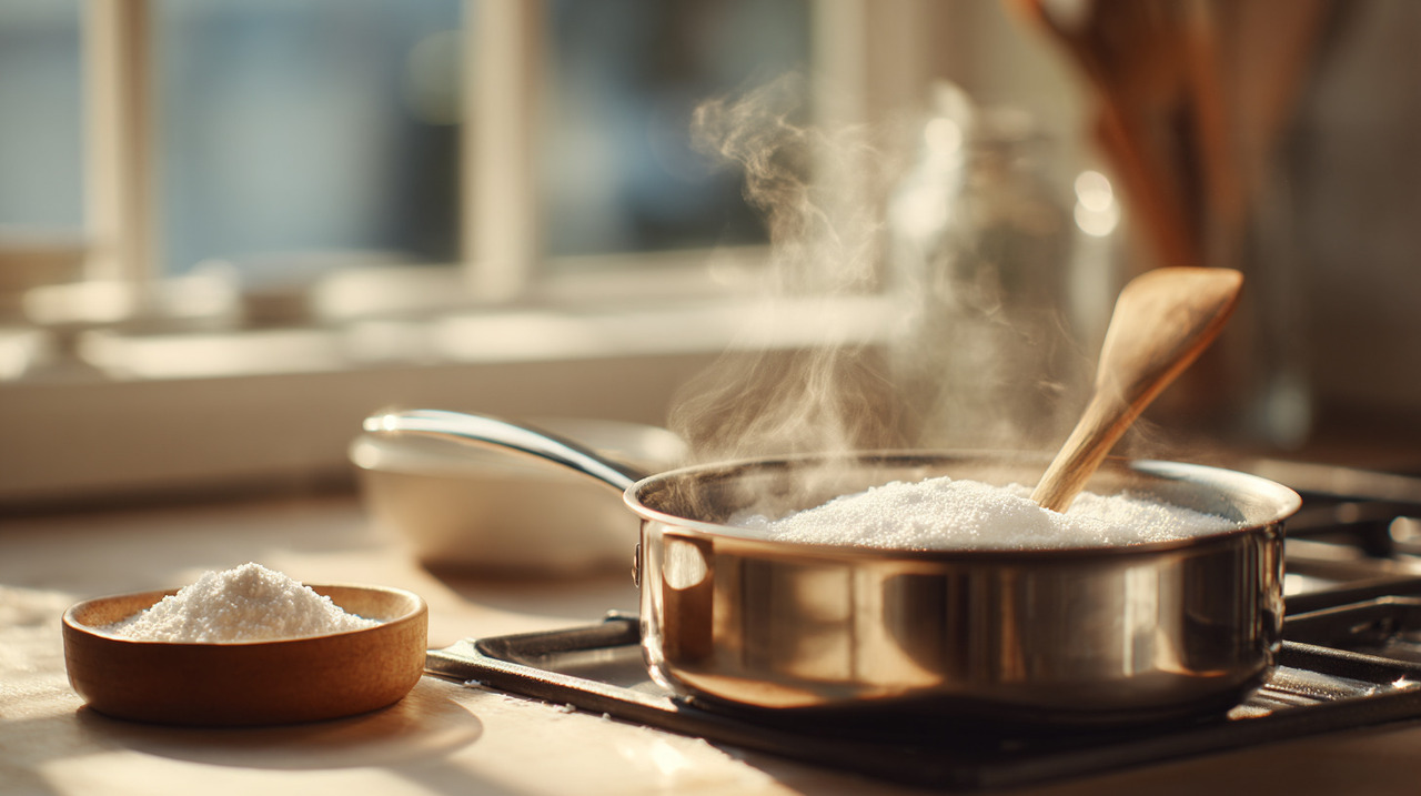 O problema acontece porque os restos de comida se fixam no fundo da panela em altas temperaturas