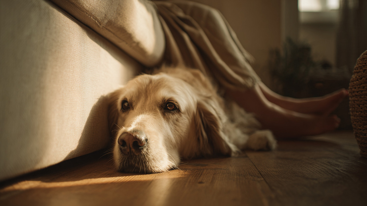 Além de repousar próximo aos pés, os cães costumam buscar o contato físico de outras maneiras