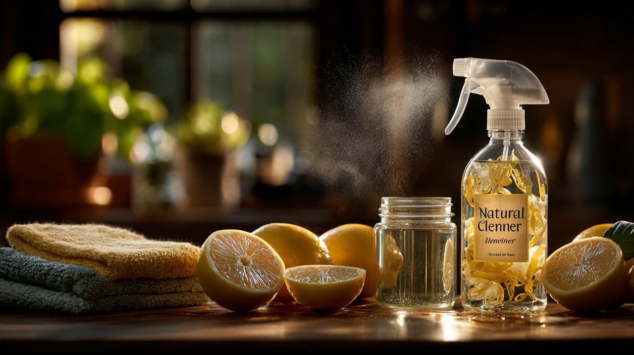 A mistura de vinagre e limão é utilizada principalmente para limpeza de superfícies variadas como bancadas, azulejos, vidros e fogões