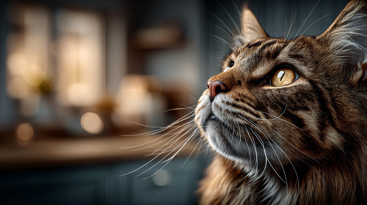 Os bigodes, também conhecidos como vibrissas, são estruturas sensoriais essenciais para a sobrevivência e orientação do gato