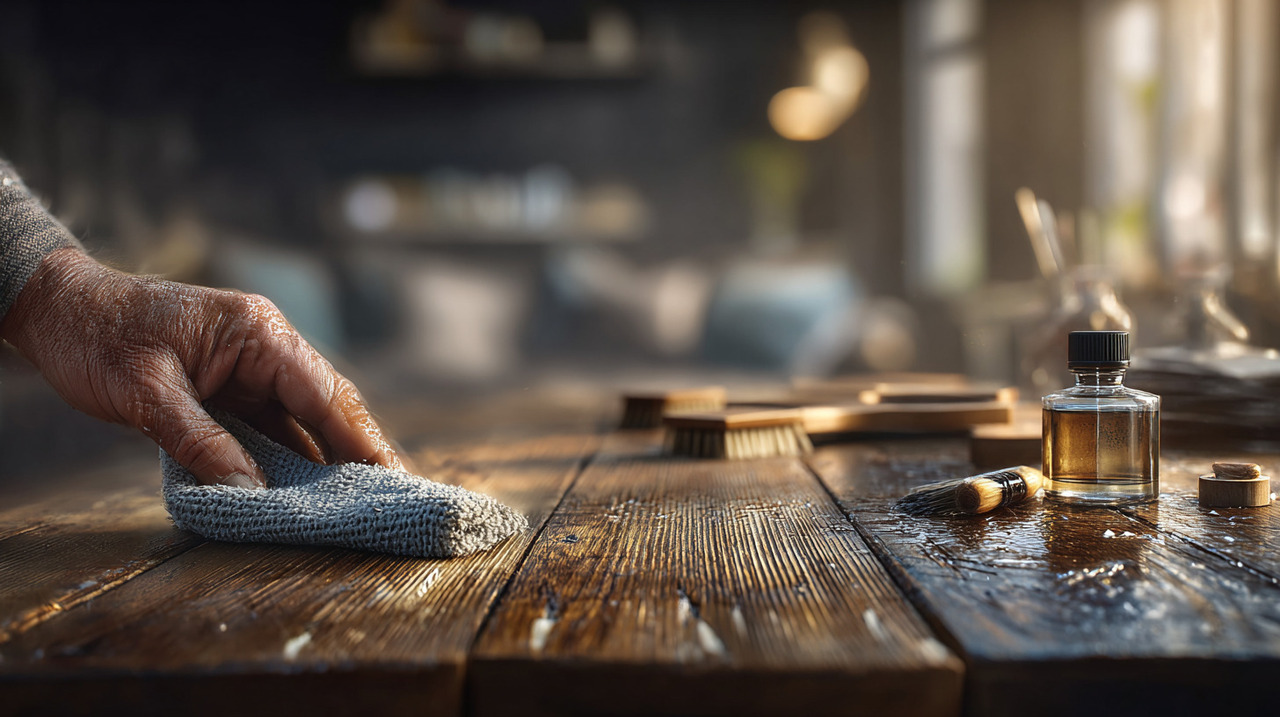 O tratamento de riscos em móveis de madeira envolve métodos variados, dependendo da extensão e profundidade do dano