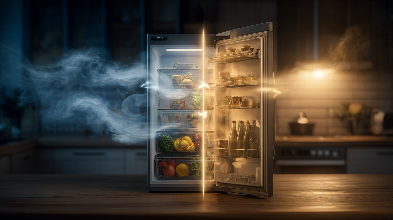 O consumo energético de uma geladeira vazia se mantém porque o aparelho precisa conservar o ar interno em baixas temperaturas constantemente