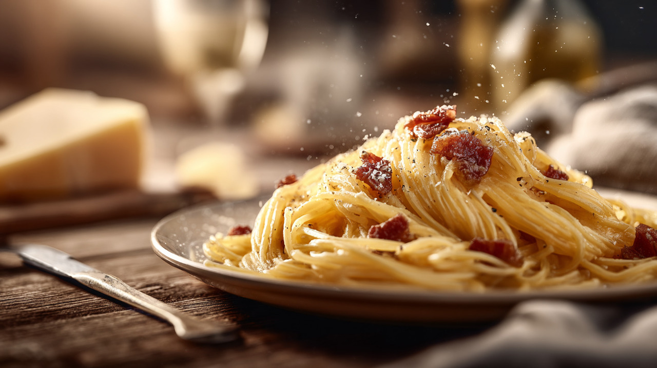 A história da carbonara permanece envolta em diferentes teorias que tentam explicar o surgimento desse prato icônico