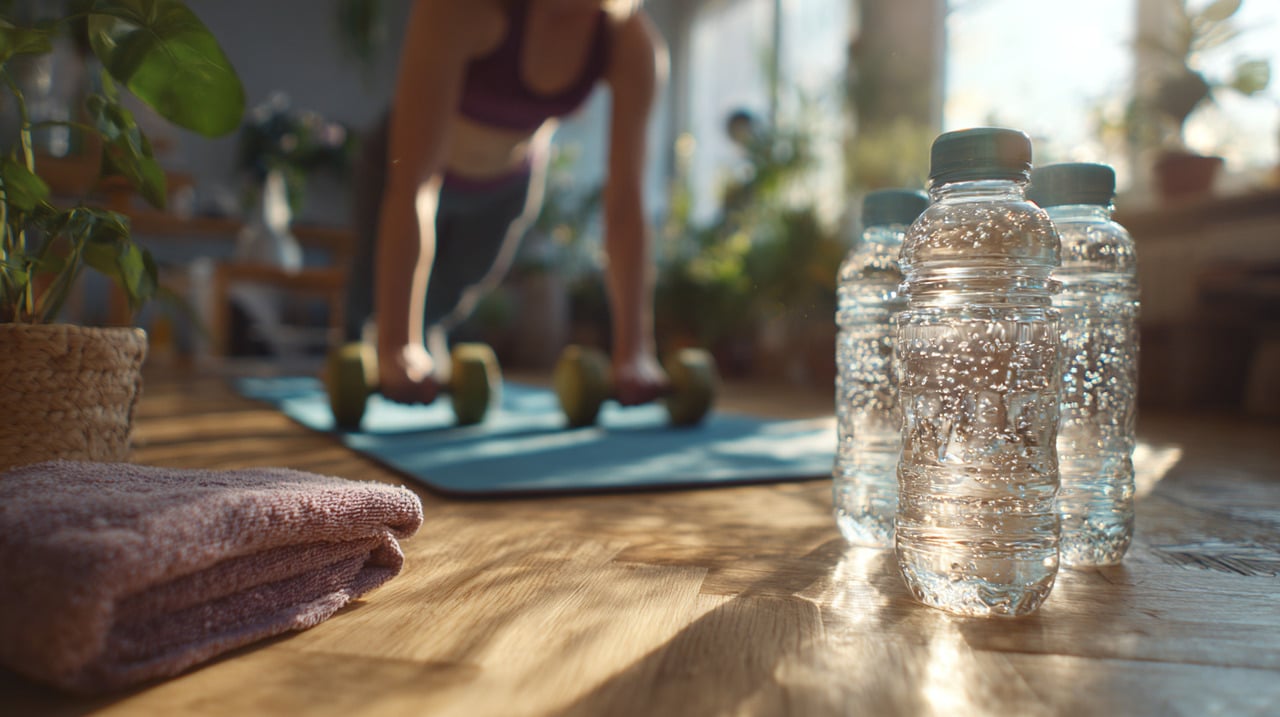 Buscar opções acessíveis para treino em casa acaba ampliando o uso de objetos cotidianos