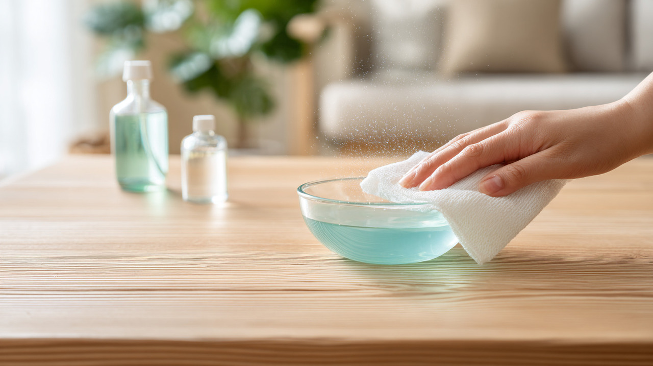 O processo de preparação e aplicação dessa solução de limpeza é extremamente simples e utiliza produtos que a maioria das pessoas já possui em casa