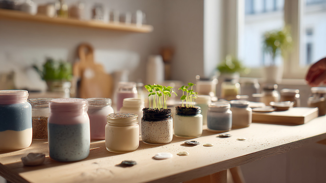 Mesmo após o uso alimentar, esses potes ainda carregam potencial de utilidade, desde que bem lavados e higienizados