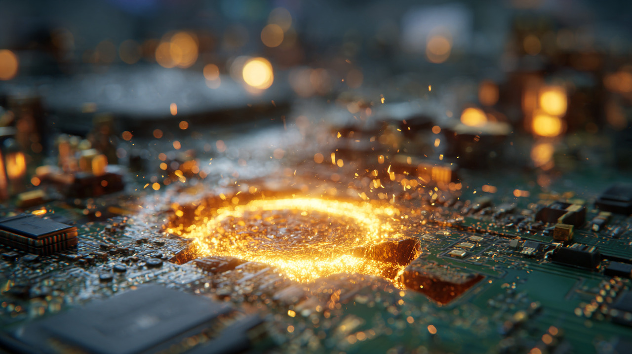 Entre os itens mais ricos em ouro estão as placas de circuito impresso e os processadores de computadores e celulares antigos