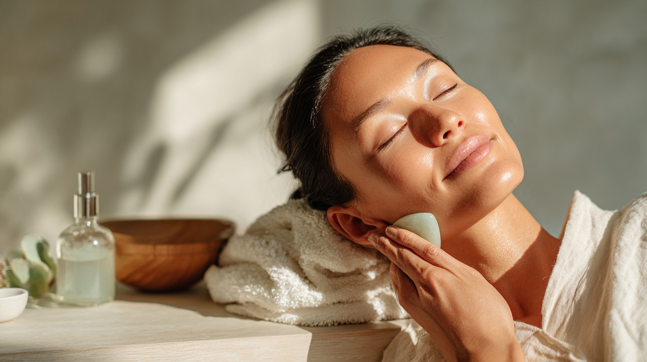 Essa técnica utiliza movimentos suaves e direcionados feitos com as mãos ou com ferramentas específicas como rolinhos de quartzo ou jade