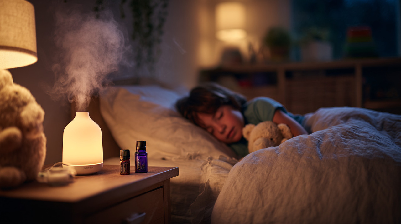 Dentre as opções recomendadas para promover o relaxamento infantil, o óleo essencial de lavanda ocupa posição de destaque