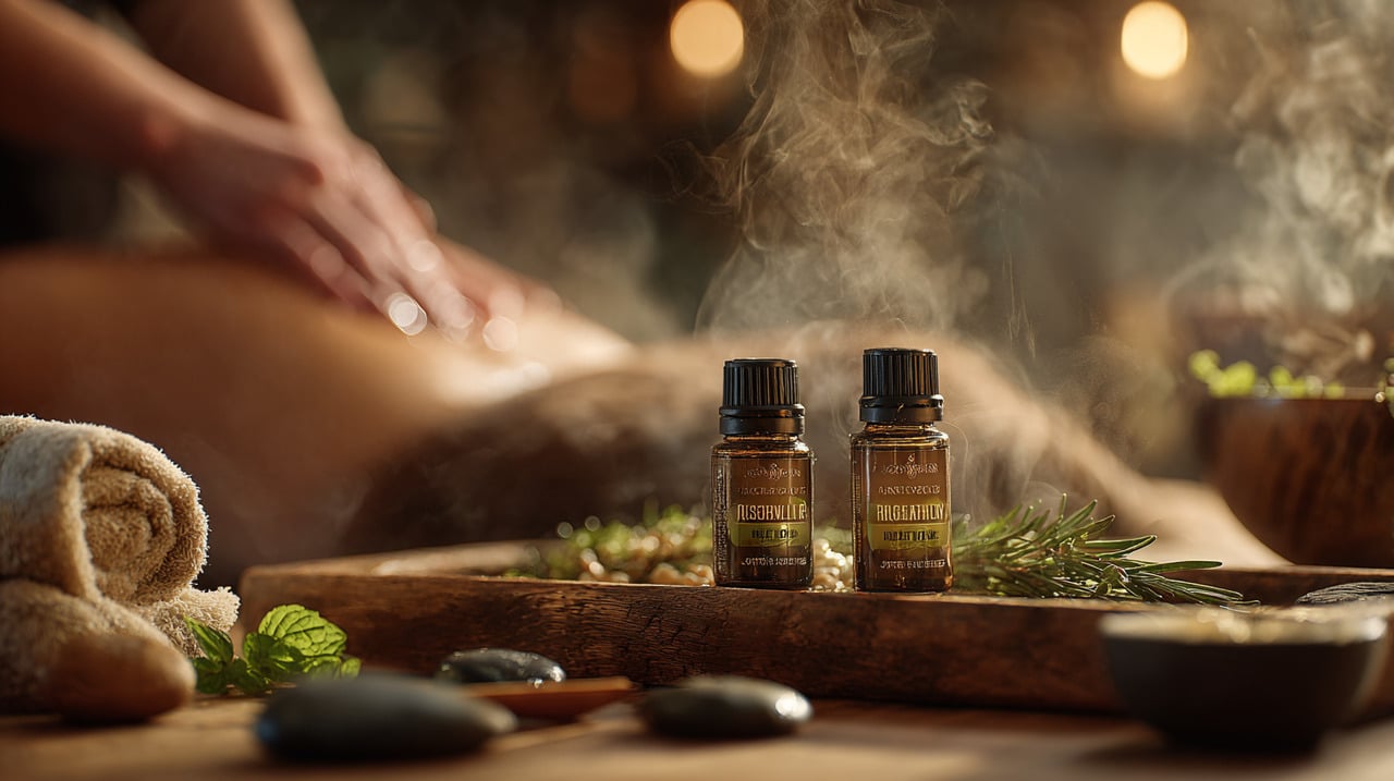 Os óleos essenciais são amplamente utilizados para ajudar a aliviar a tensão muscular