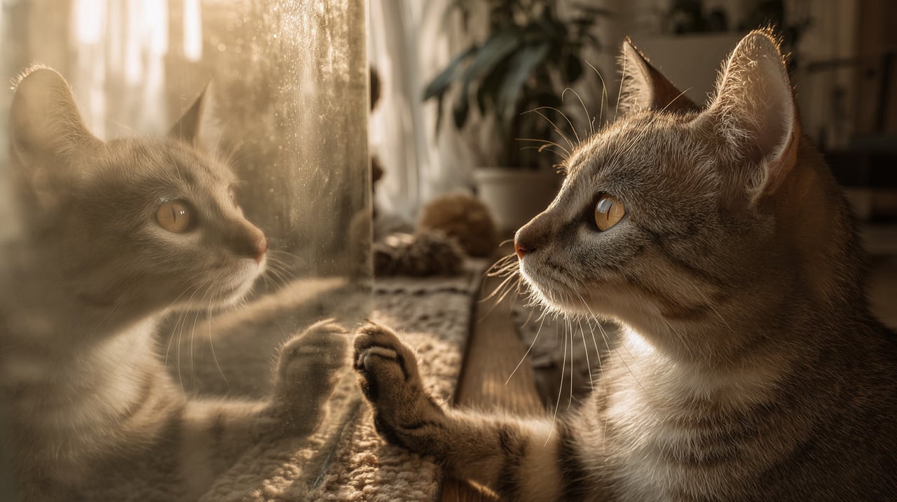 Os gatos confiam intensamente em seus sentidos, especialmente olfato e audição