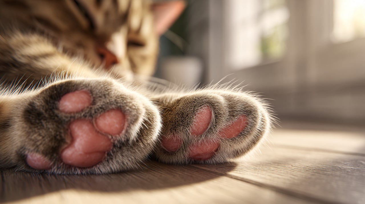 Os felinos utilizam suas patas para muito mais do que andar silenciosamente ou escalar superfícies