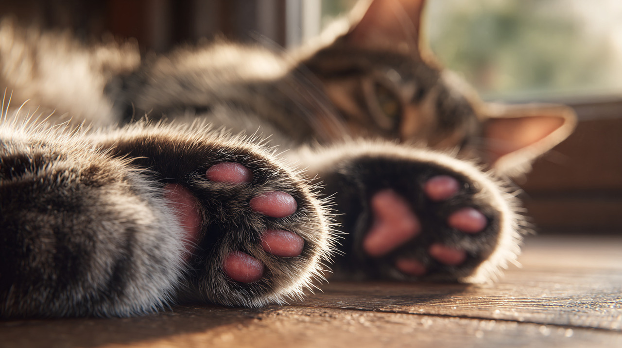 Os felinos utilizam suas patas para muito mais do que andar silenciosamente ou escalar superfícies