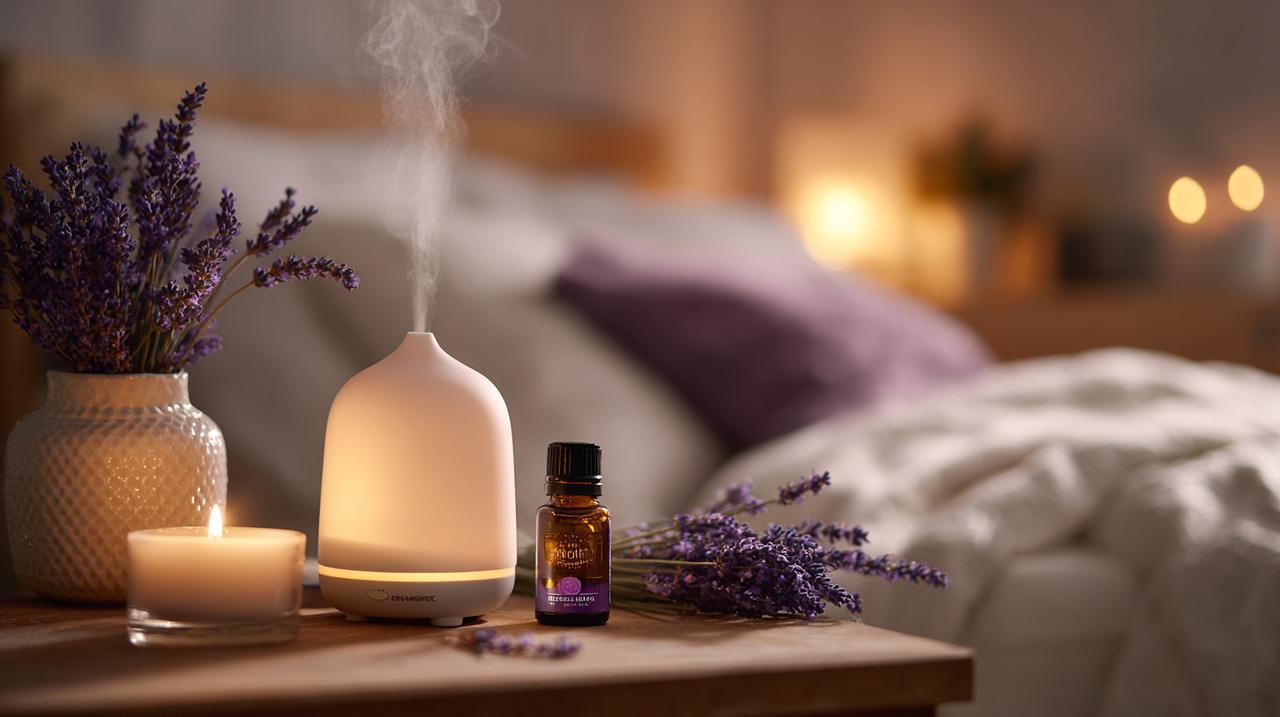 A lavanda contém compostos aromáticos como o linalol e o acetato de linalila