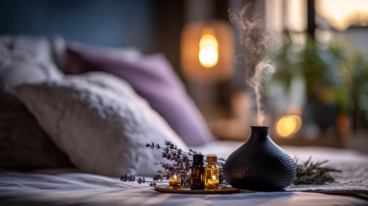 A lavanda possui compostos aromáticos que atuam diretamente no sistema nervoso