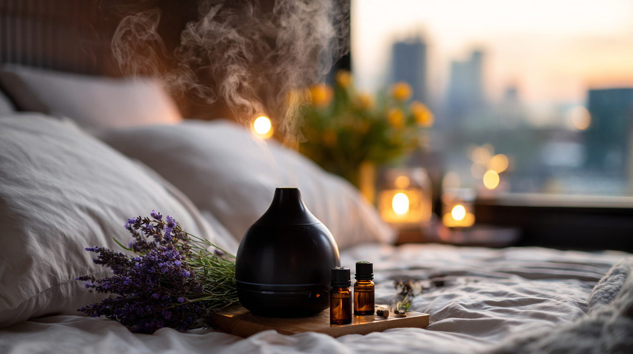 A lavanda possui compostos aromáticos que atuam diretamente no sistema nervoso