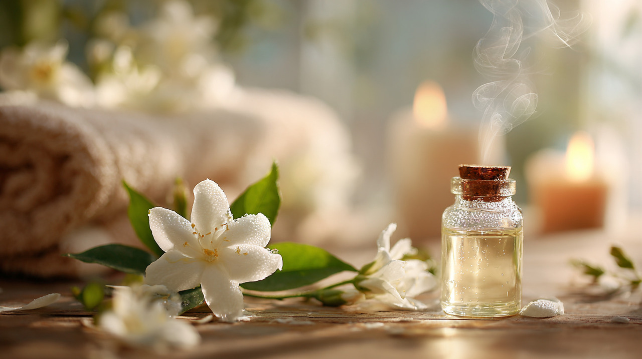 O jasmim é uma planta pertencente à família Oleaceae e apresenta flores muito utilizadas para a extração de óleos essenciais