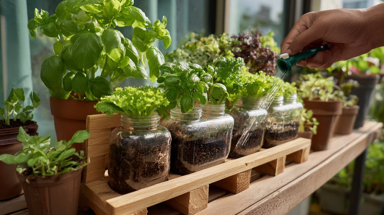 A reutilização de garrafas plásticas como vasos representa uma mudança inteligente na forma de cultivar plantas em casa