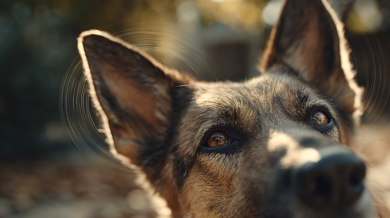 Os cachorros possuem uma capacidade auditiva muito superior à dos humanos