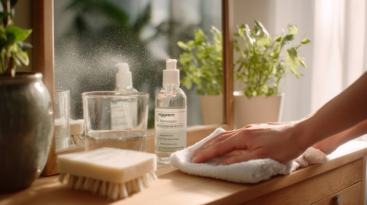 O uso do pano de microfibra limpo e sem fiapos é essencial, pois absorve bem líquidos e não danifica o vidro