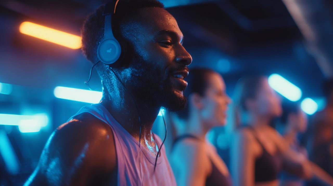 Além da percepção psicológica, existem respostas físicas mensuráveis ao incorporar música nos exercícios