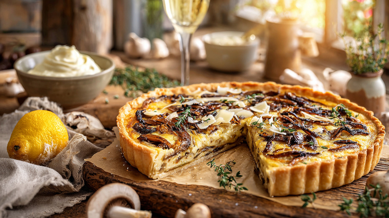 Para montar essa torta rústica e saborosa, reúna ingredientes que equilibram textura, sabor e cremosidade