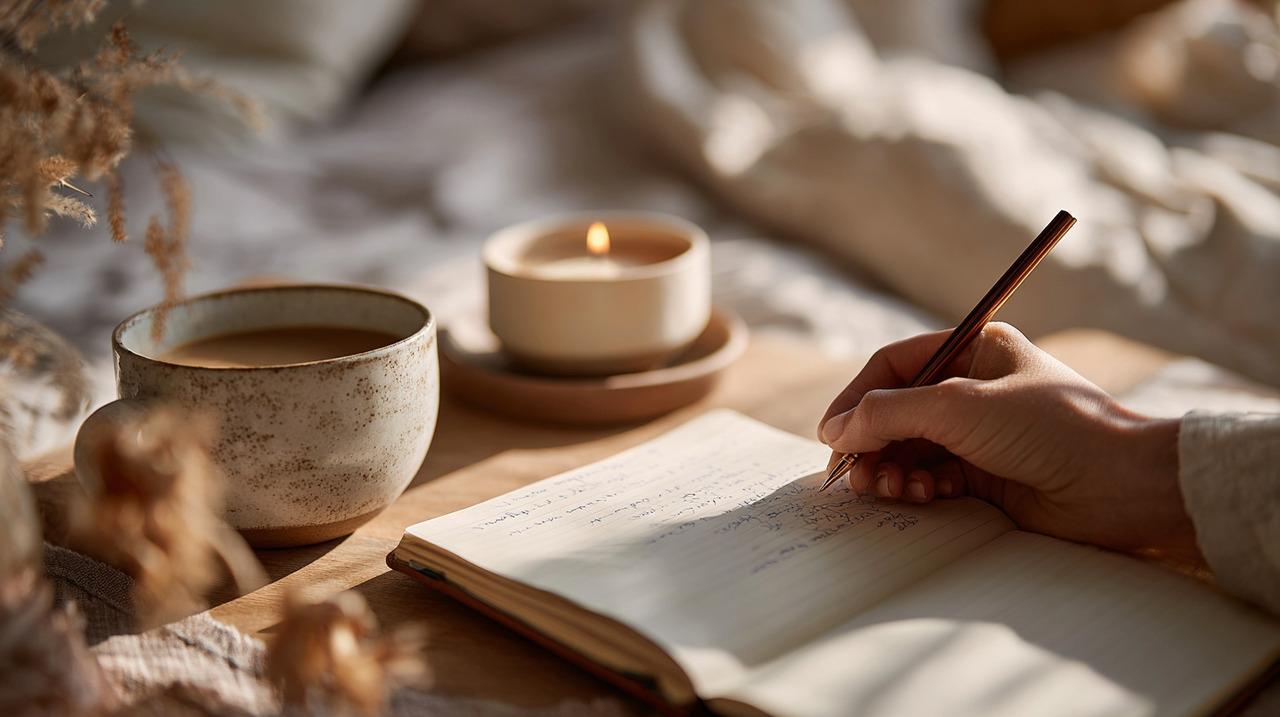 Registrar sensações e experiências em um diário terapêutico pode agir como uma válvula de escape para emoções contidas