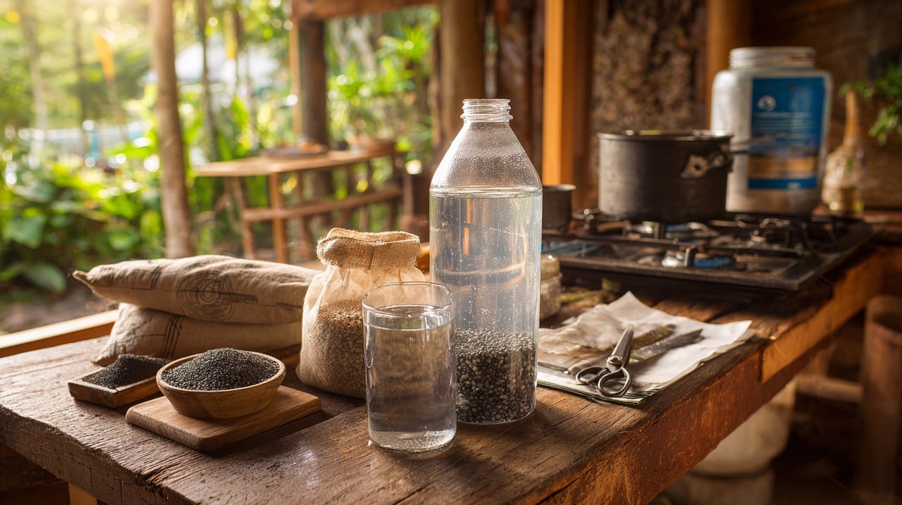 Antes de iniciar a construção de um filtro doméstico, é fundamental analisar a procedência da água