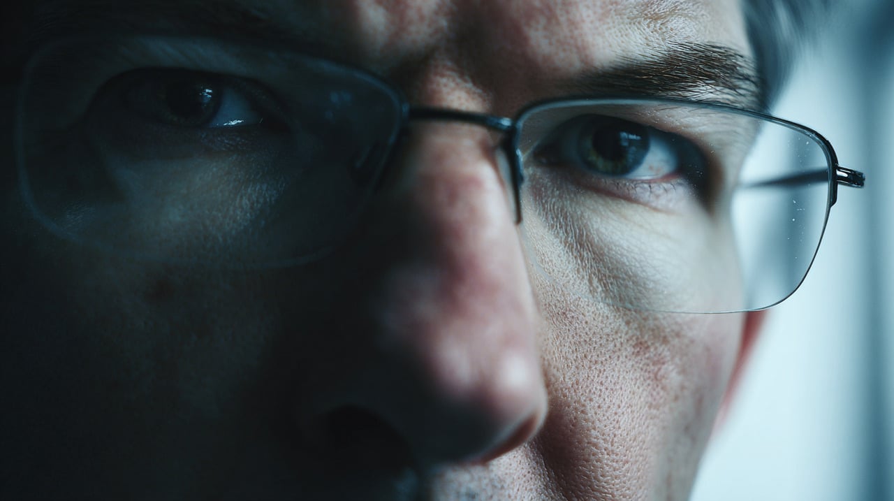 Quando alguém observa outra pessoa por cima dos óculos, o comportamento costuma ser associado a uma análise mais crítica ou a um questionamento não verbal