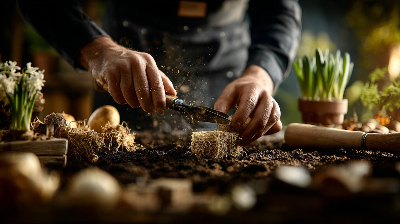 Os bulbos plantados em outubro aproveitam a temperatura ainda amena do solo para desenvolver um sistema radicular robusto