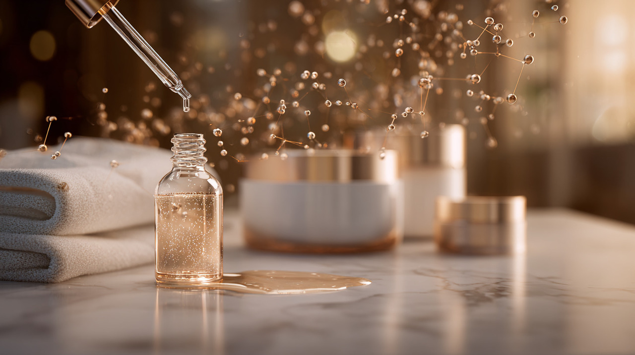 Peptídeos são pequenas cadeias de aminoácidos, semelhantes a fragmentos de proteínas, importantes para diversas funções do organismo, inclusive na pele