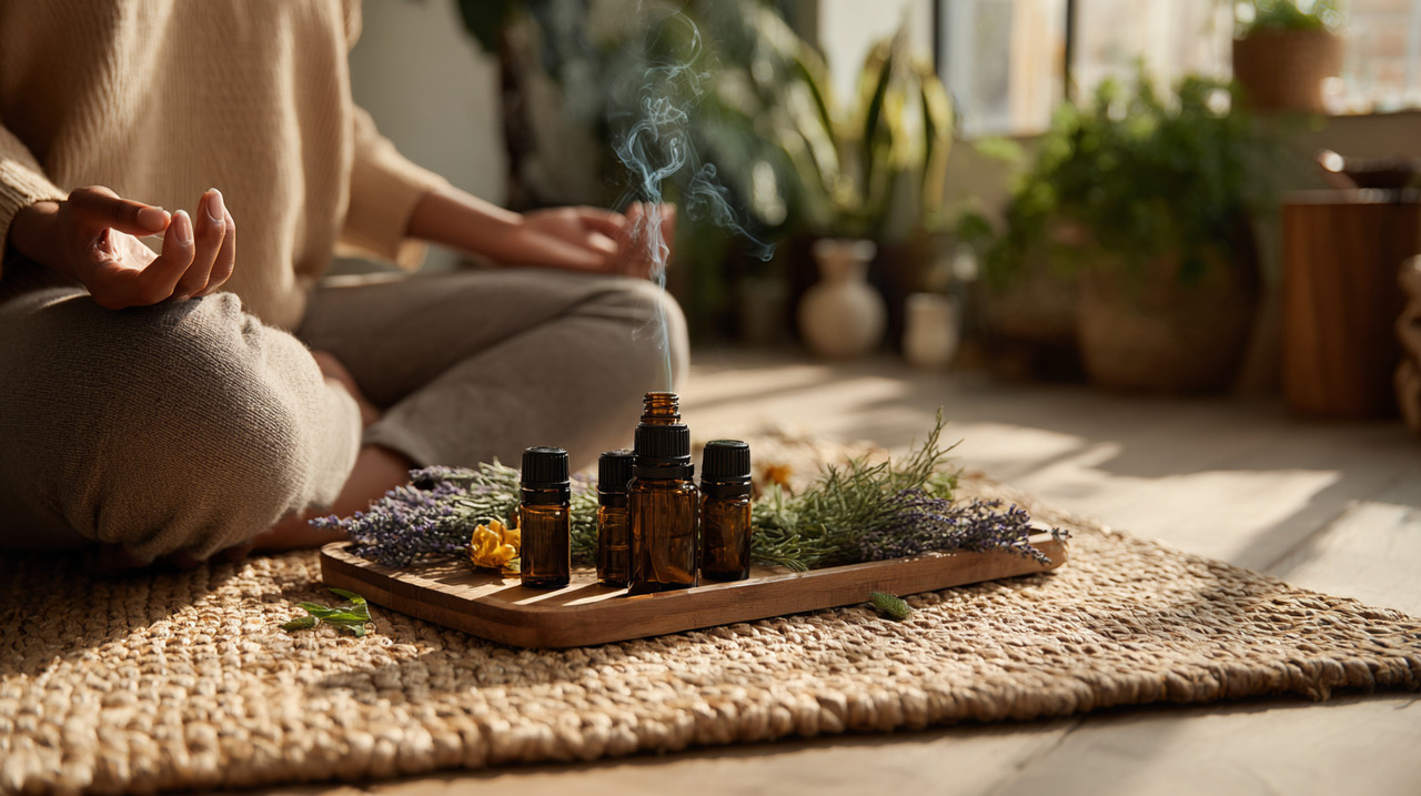 Alguns aromas são especialmente indicados para melhorar o foco mental durante a meditação