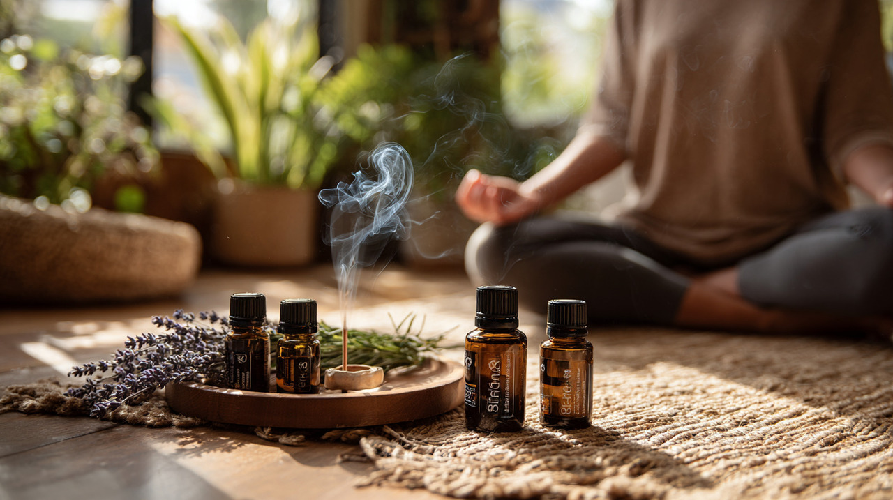 Alguns aromas são especialmente indicados para melhorar o foco mental durante a meditação