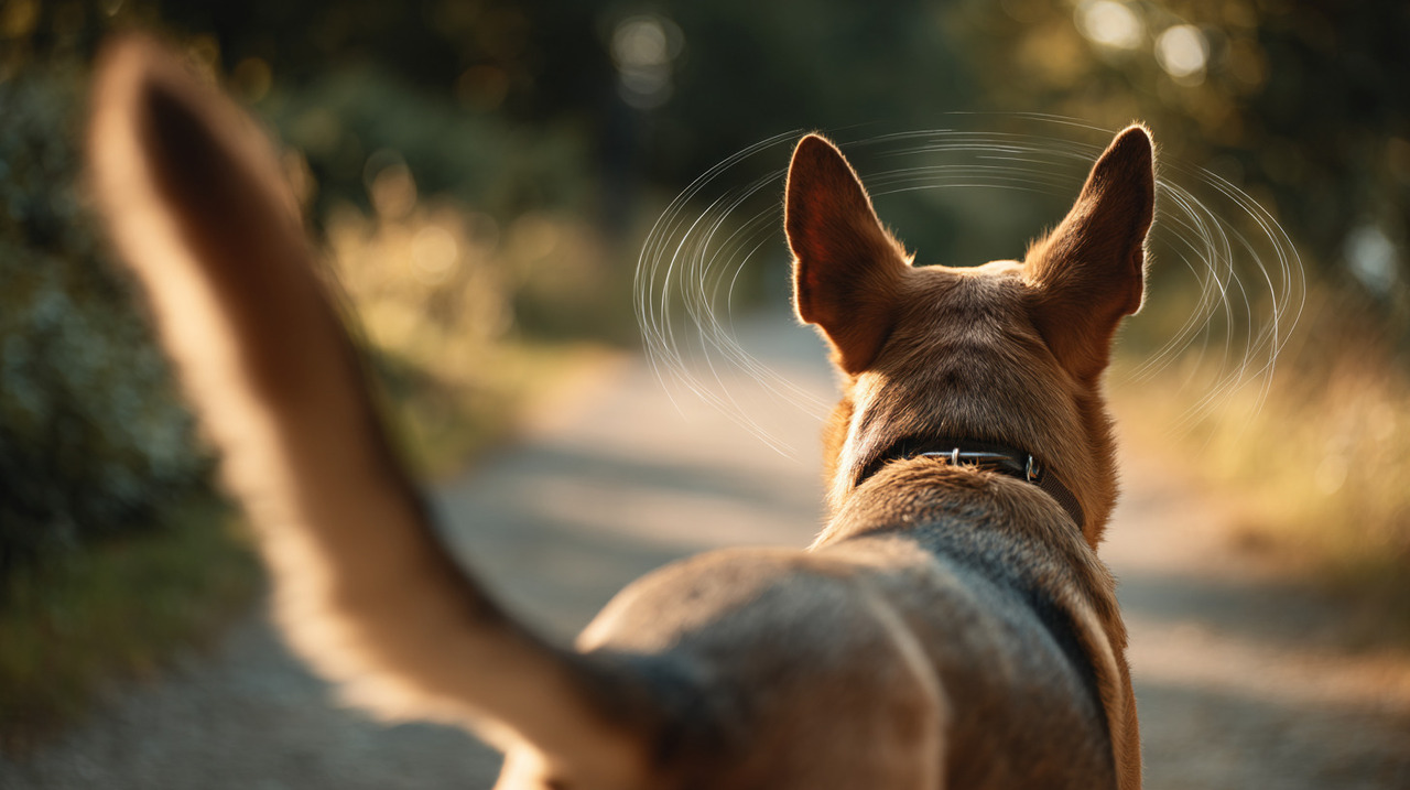 Ao contrário do que se imagina, o abano de rabo serve a diferentes propósitos no repertório de comunicação dos cães