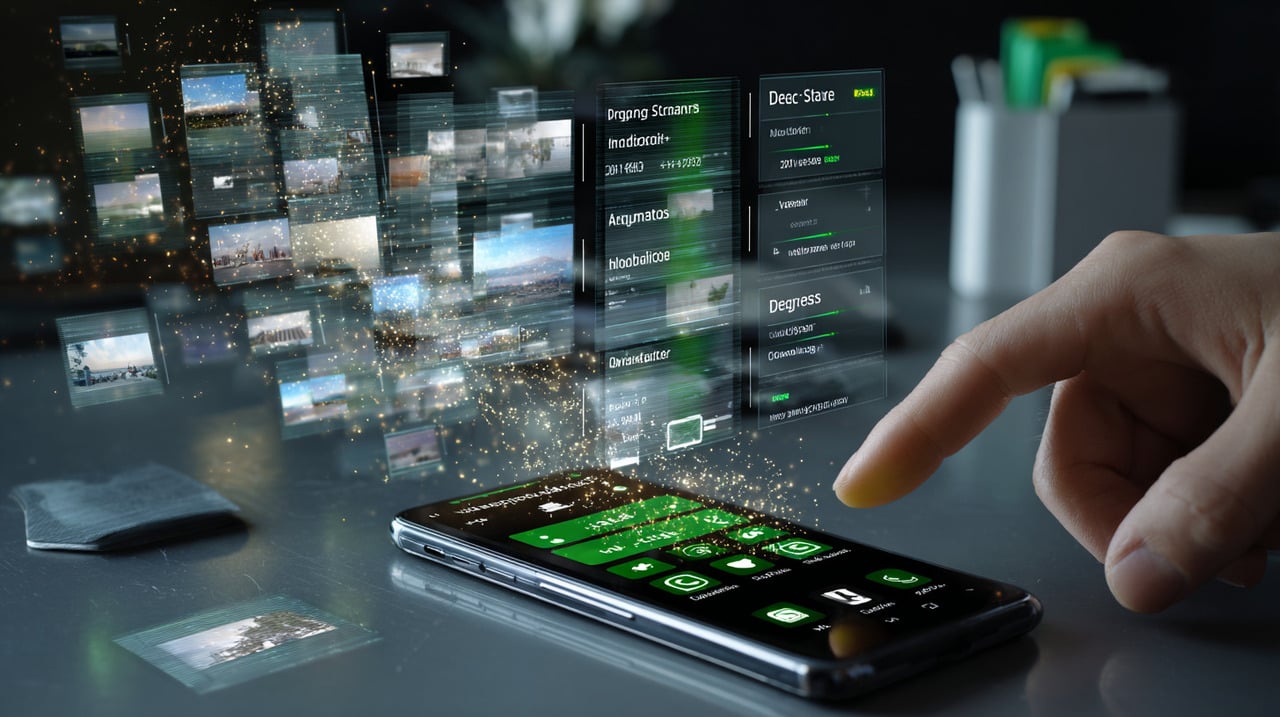 O aplicativo não possui uma lixeira visível como outros programas, mas todos os arquivos multimídia ficam salvos em pastas específicas do sistema