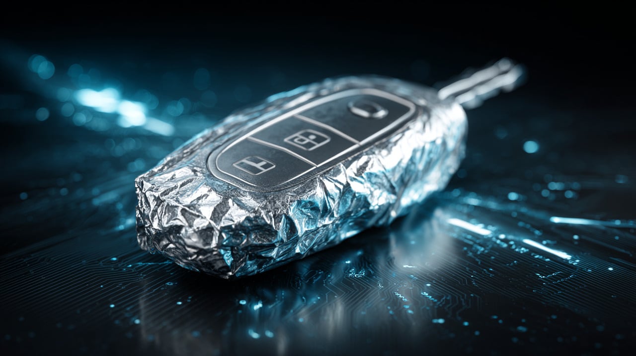 As chaves modernas transmitem sinais de radiofrequência que se comunicam diretamente com o veículo