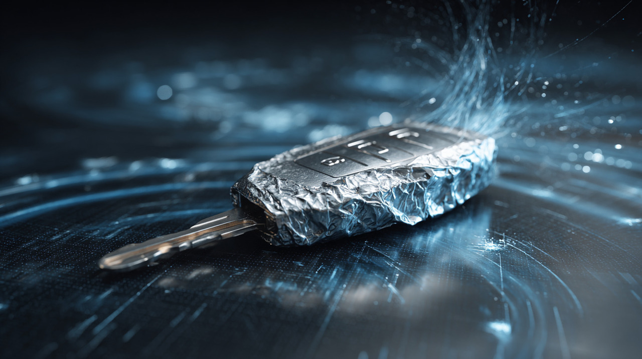 As chaves modernas transmitem sinais de radiofrequência que se comunicam diretamente com o veículo