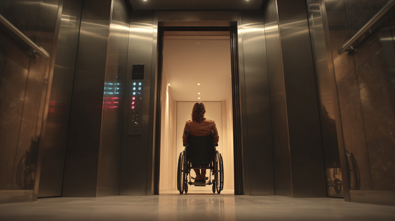 Historicamente, elevadores eram locais pequenos e fechados onde as pessoas podiam se sentir expostas