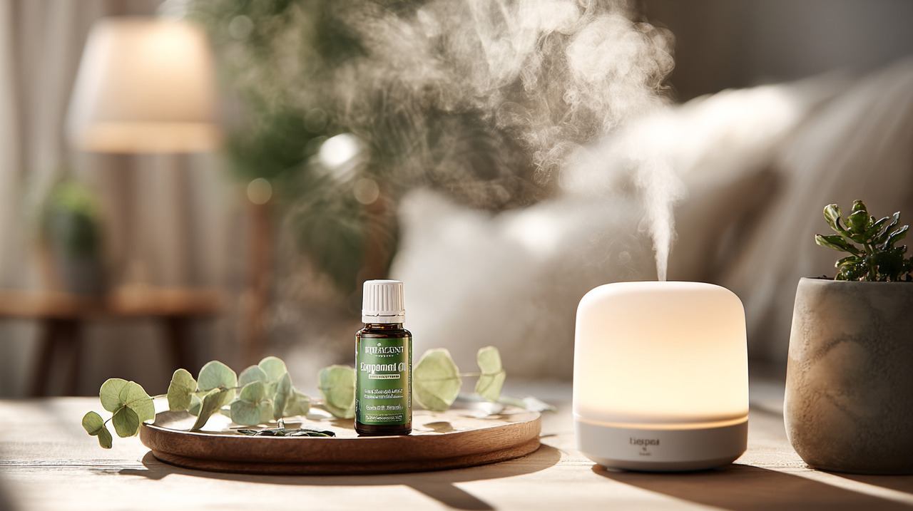 A inalação controlada do óleo, especialmente de seu componente ativo, age diretamente nas membranas das vias respiratórias superiores