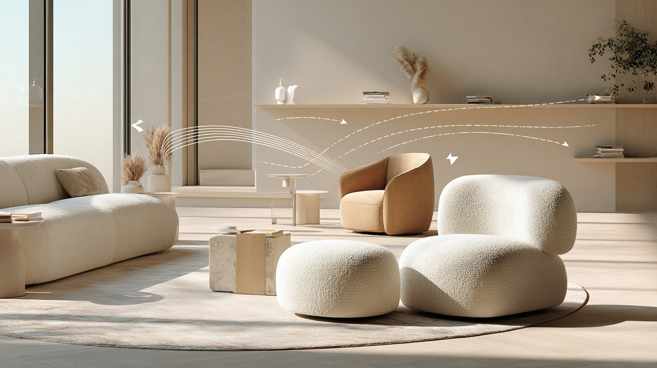 A tendência atual valoriza ambientes mais leves, funcionais e dinâmicos