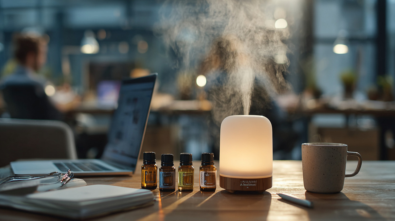 O uso regular de aromas como laranja doce e hortelã-pimenta no ambiente profissional pode potencializar a disposição mental e física