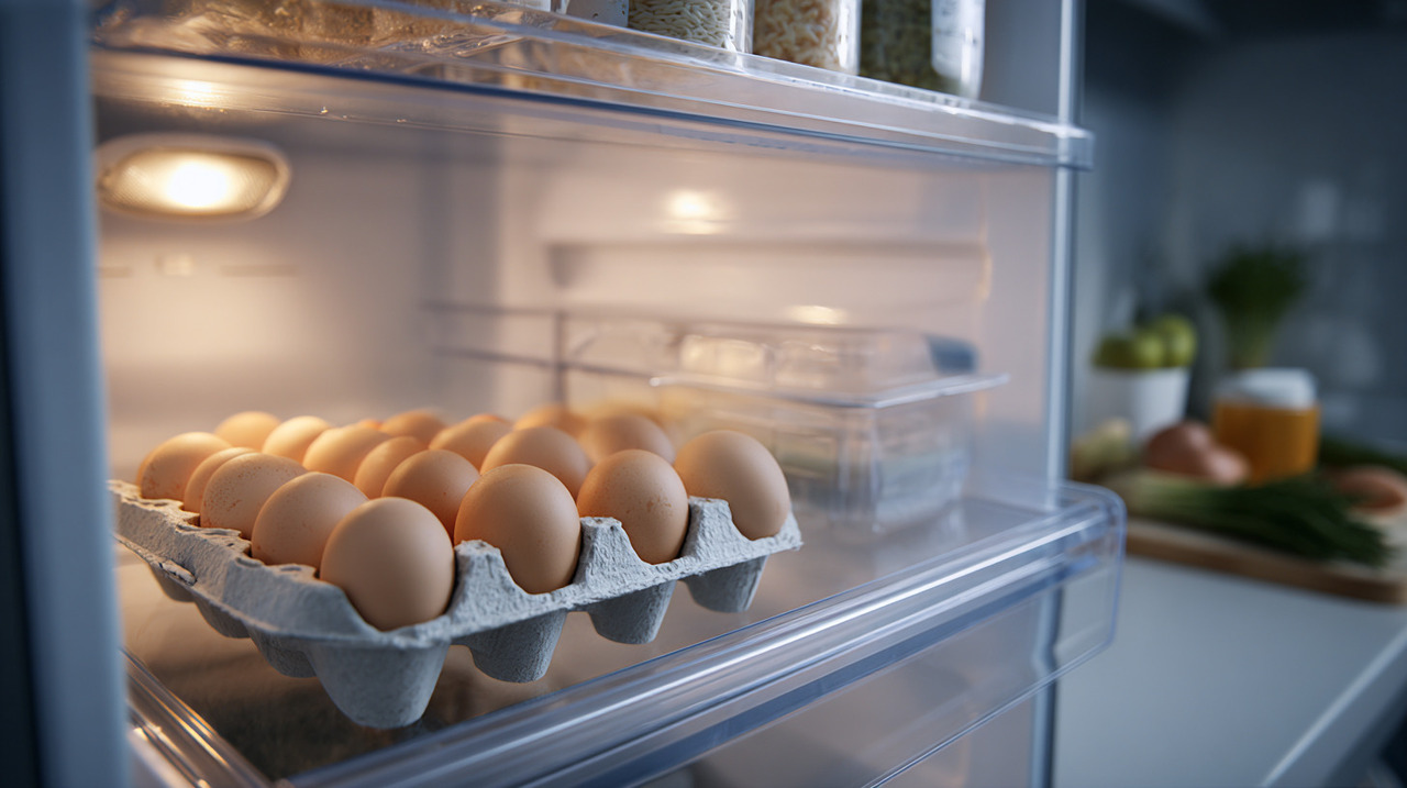 A porta do refrigerador é o local mais suscetível a mudanças bruscas de temperatura, já que cada abertura gera exposição ao ar externo