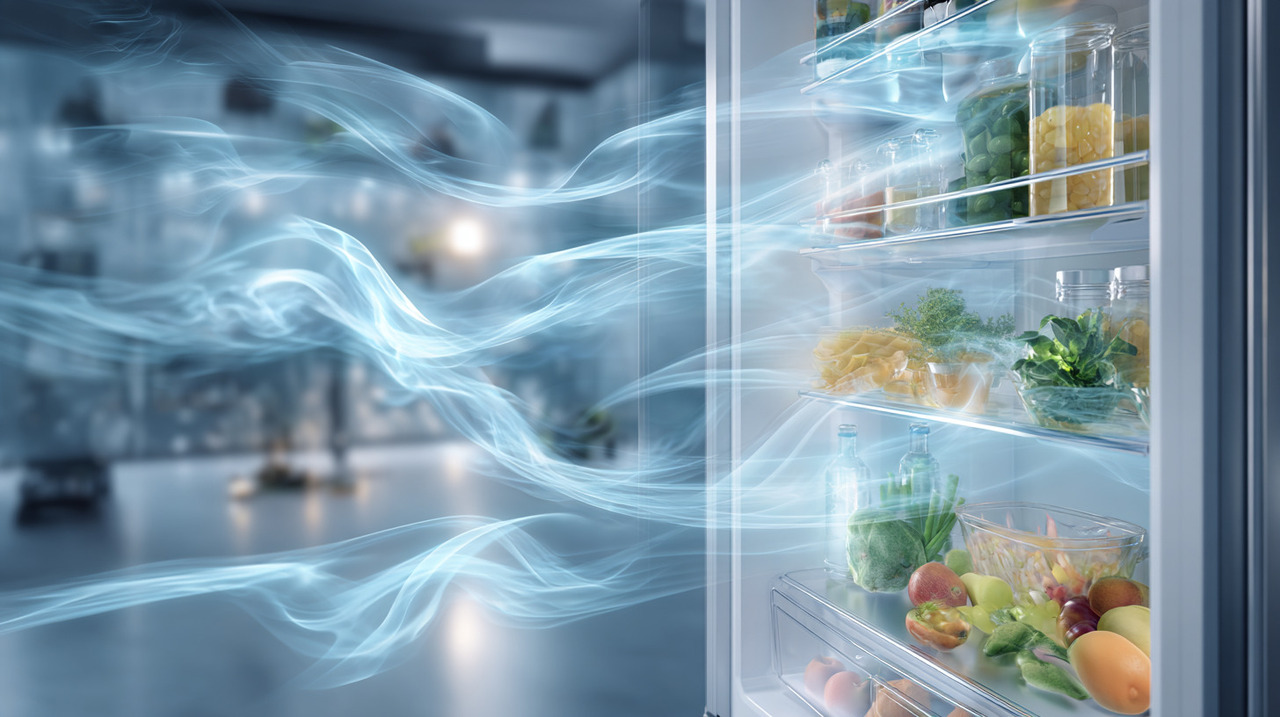 A obstrução do fluxo de ar pode provocar alterações significativas no funcionamento da geladeira