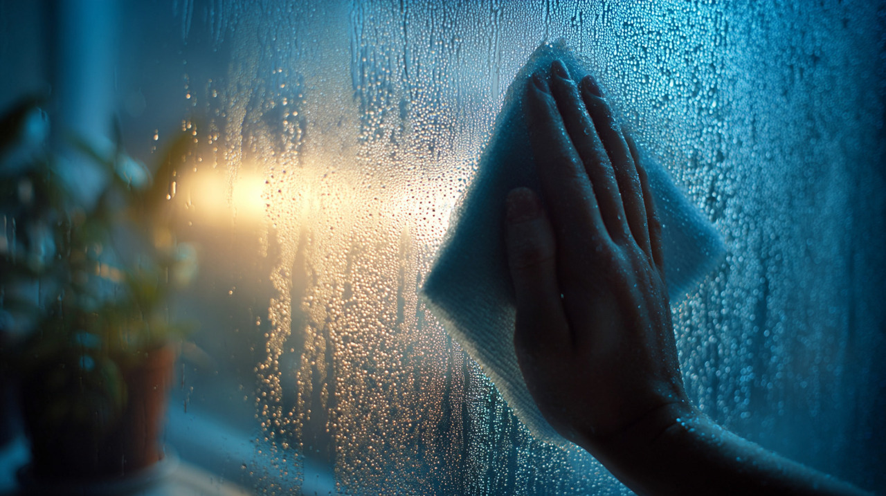 O detergente líquido contém substâncias tensoativas que modificam a tensão superficial do vidro