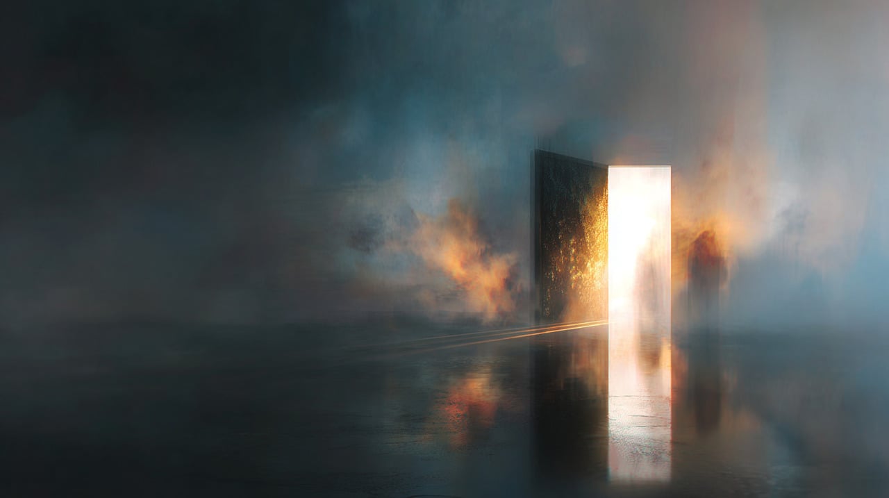 Uma porta que se abre sozinha em um sonho costuma simbolizar novas oportunidades ou mudanças iminentes na vida do sonhador