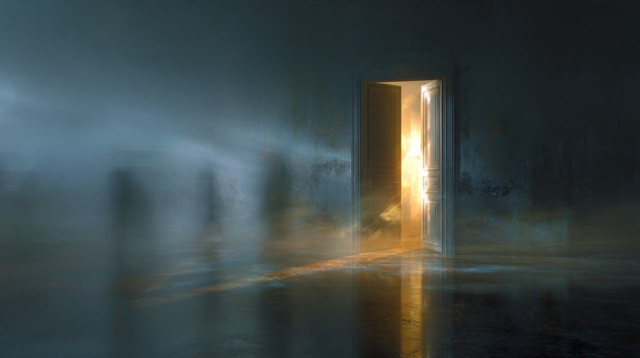 Uma porta que se abre sozinha em um sonho costuma simbolizar novas oportunidades ou mudanças iminentes na vida do sonhador