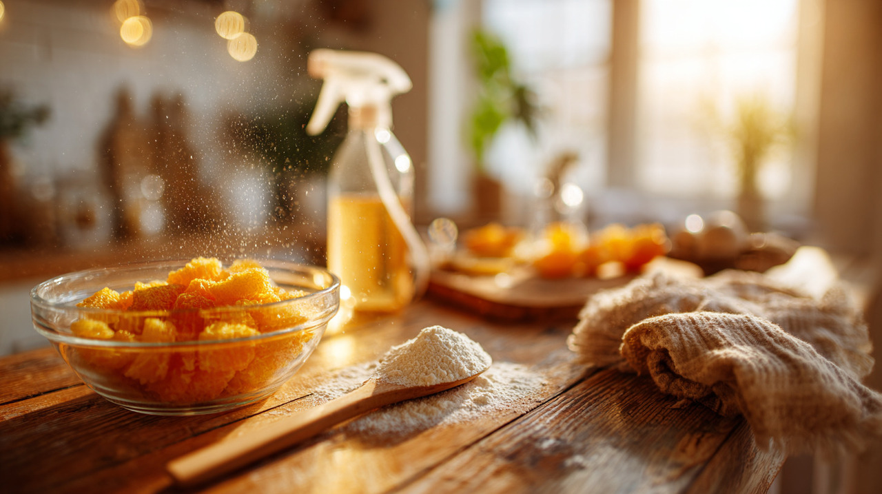 A casca de tangerina contém óleos essenciais com fragrância natural e atuação aromática