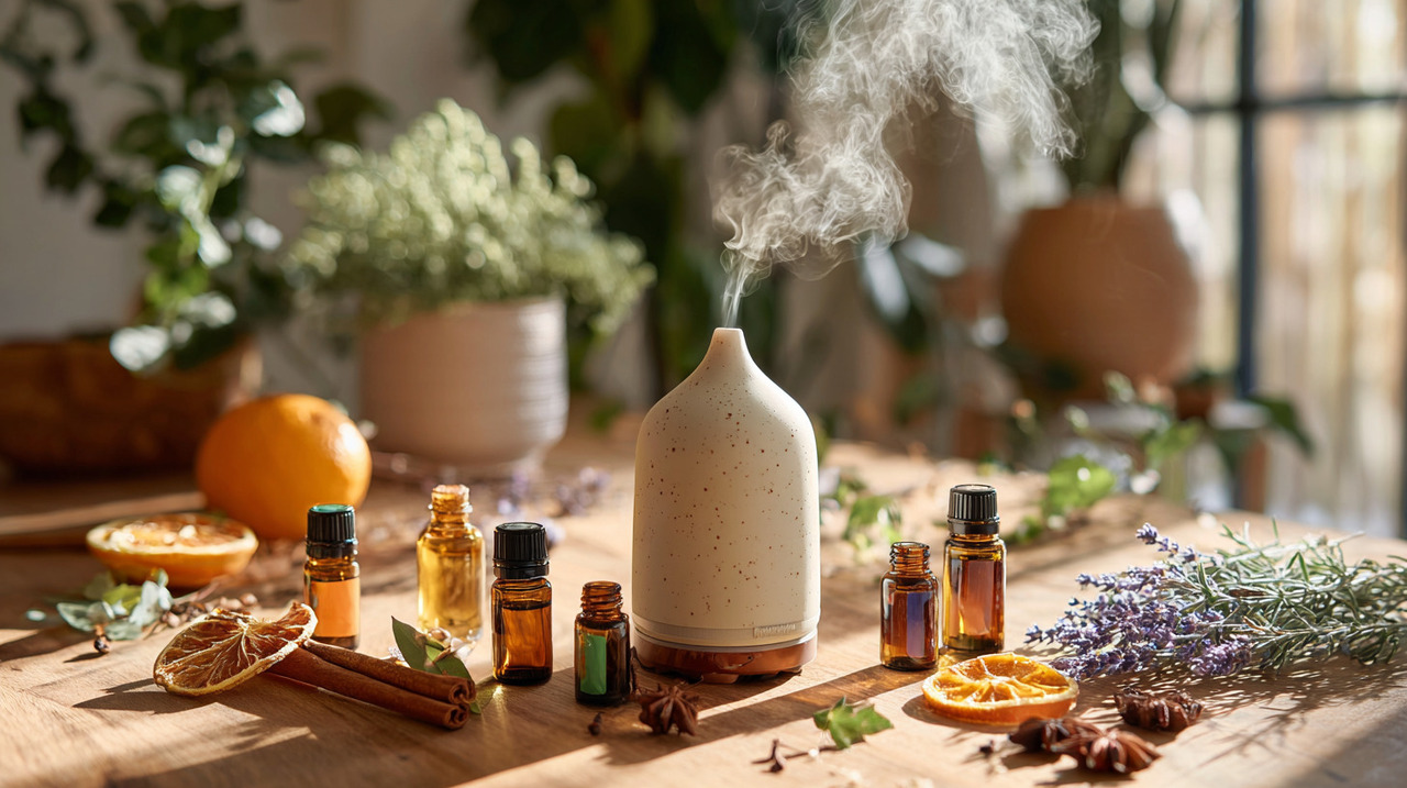 Existem várias formas de espalhar o perfume natural dos óleos pela casa